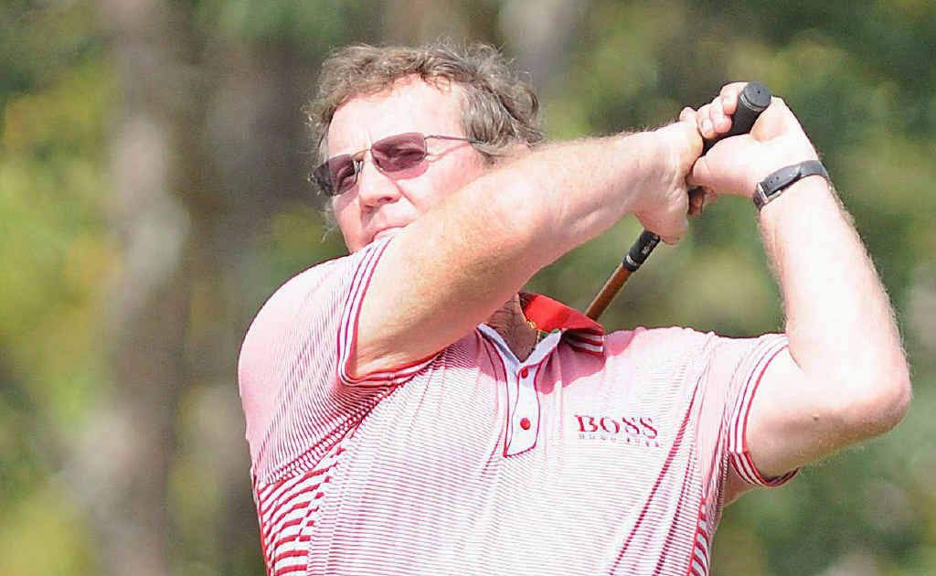 Tom Boyce tees off the 10th hole in the Master Builders Maryborough Annual Golf Day last Friday. Tom Boyce tees off the 10th hole in the Master Builders Maryborough Annual Golf Day last Friday.